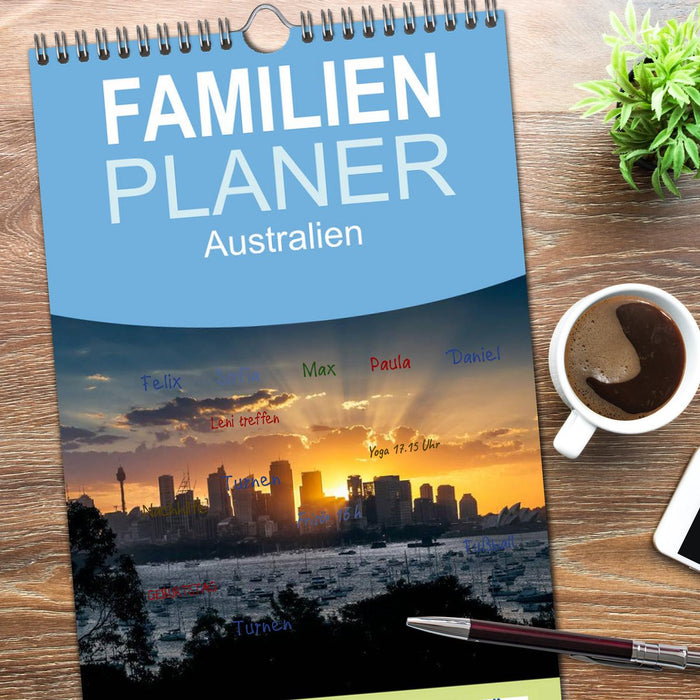 Australien (CALVENDO Familienplaner 2026)