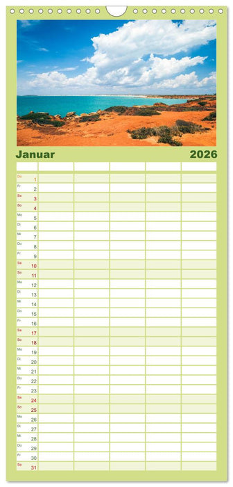 Australien (CALVENDO Familienplaner 2026)