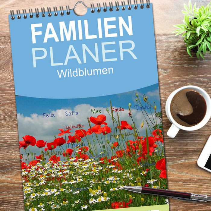 Wildblumen 2026 (CALVENDO Familienplaner 2026)