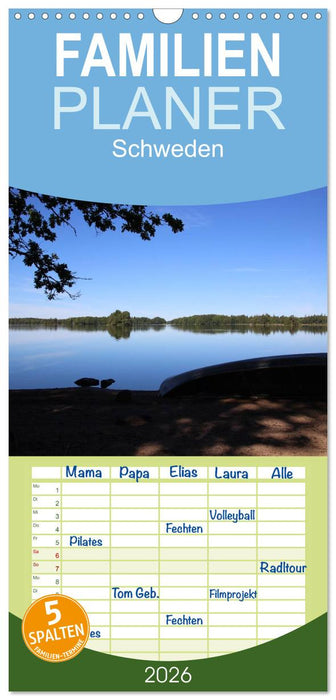 Schweden 2026 (CALVENDO Familienplaner 2026)