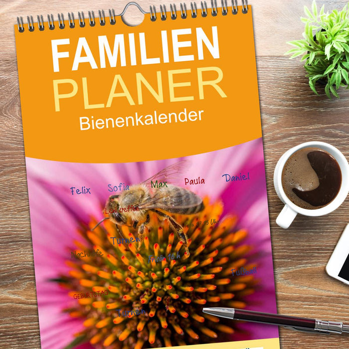 Bienenkalender (CALVENDO Familienplaner 2026)