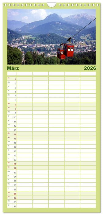 Zauberhaftes Berchtesgadener Land (CALVENDO Familienplaner 2026)