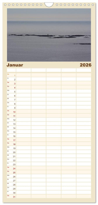 Irland - Connemara und Westküste (CALVENDO Familienplaner 2026)