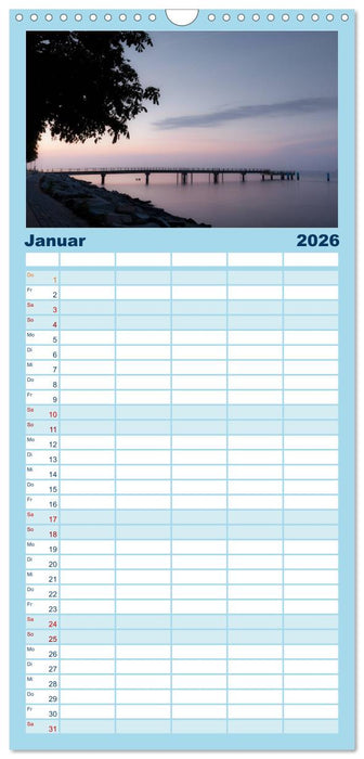 Sassnitz und Rügen (CALVENDO Familienplaner 2026)