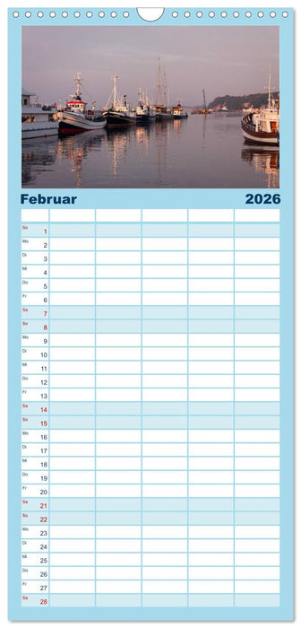 Sassnitz und Rügen (CALVENDO Familienplaner 2026)