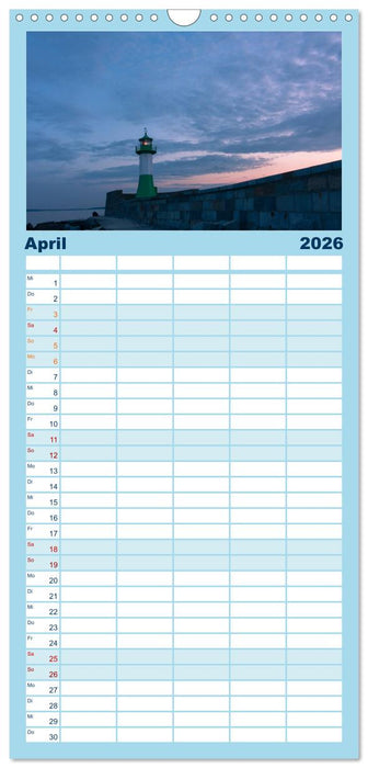 Sassnitz und Rügen (CALVENDO Familienplaner 2026)