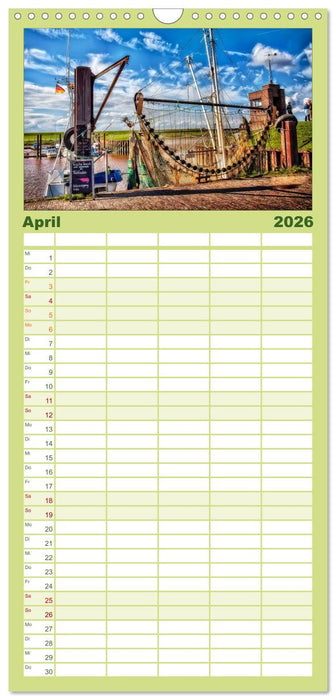 Friesland - Nordseebad Dangast (CALVENDO Familienplaner 2026)