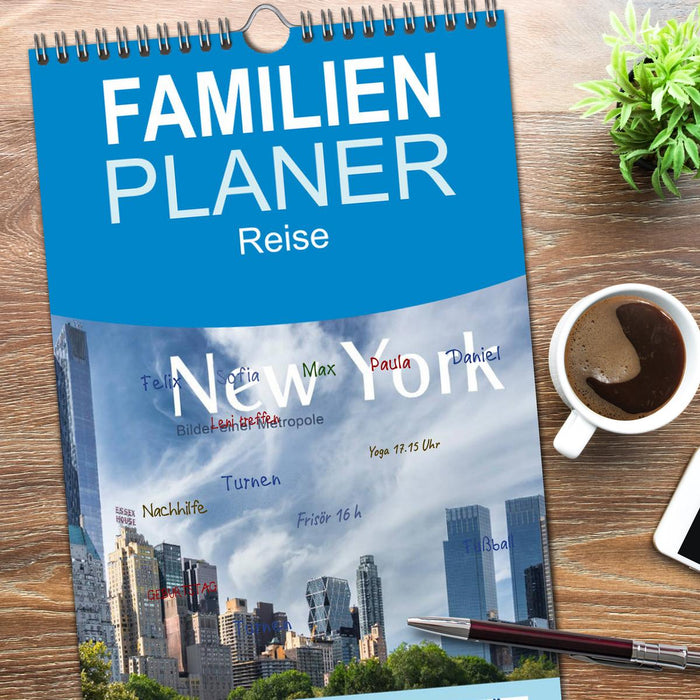New York - Bilder einer Metropole (CALVENDO Familienplaner 2026)