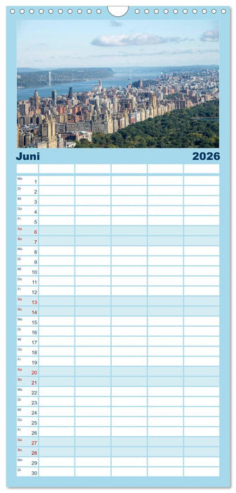 New York - Bilder einer Metropole (CALVENDO Familienplaner 2026)