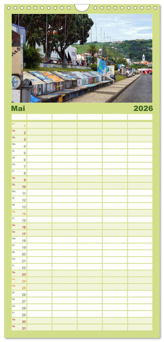 Azoren - Ein Naturerlebnis (CALVENDO Familienplaner 2026)