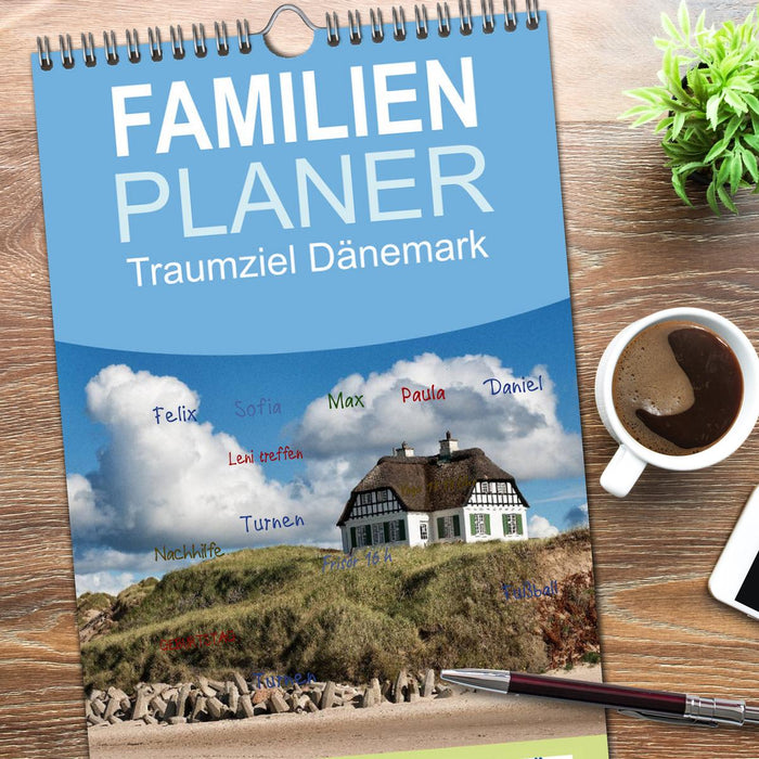 Traumziel Dänemark (CALVENDO Familienplaner 2026)