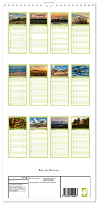 Traumziel Dänemark (CALVENDO Familienplaner 2026)