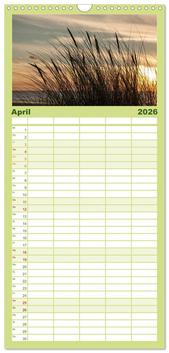 Traumziel Dänemark (CALVENDO Familienplaner 2026)