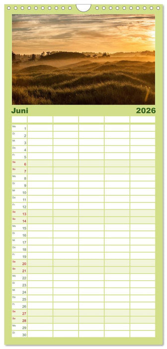 Traumziel Dänemark (CALVENDO Familienplaner 2026)