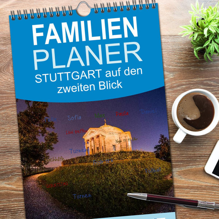 STUTTGART 2026 auf den zweiten Blick (CALVENDO Familienplaner 2026)