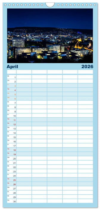 STUTTGART 2026 auf den zweiten Blick (CALVENDO Familienplaner 2026)