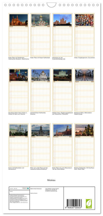 Moskau (CALVENDO Familienplaner 2026)