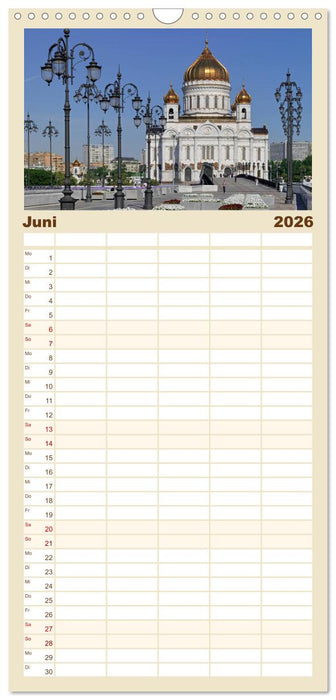 Moskau (CALVENDO Familienplaner 2026)