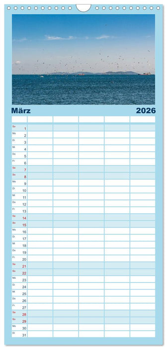 Istanbul - Stadt am Bosporus (CALVENDO Familienplaner 2026)