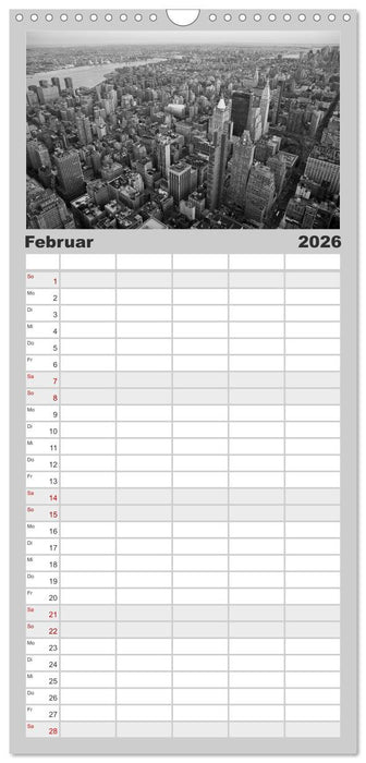 New York – The Big Apple (CALVENDO Familienplaner 2026)