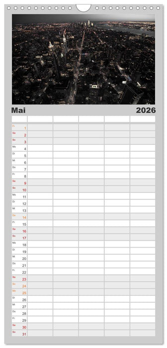 New York – The Big Apple (CALVENDO Familienplaner 2026)