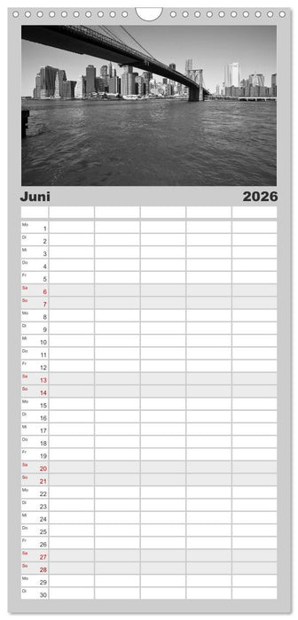 New York – The Big Apple (CALVENDO Familienplaner 2026)