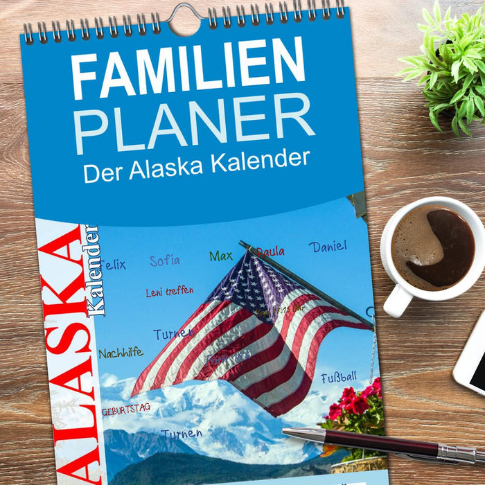 Der Alaska Kalender (CALVENDO Familienplaner 2026)