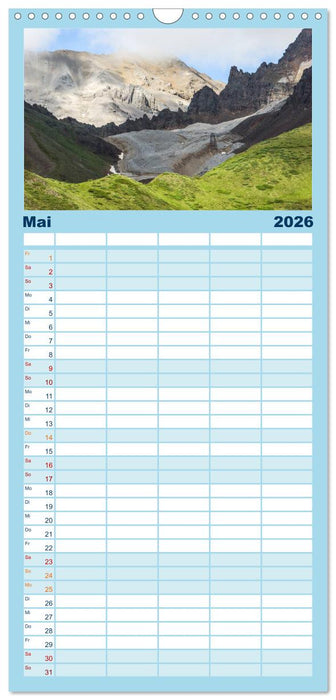 Der Alaska Kalender (CALVENDO Familienplaner 2026)