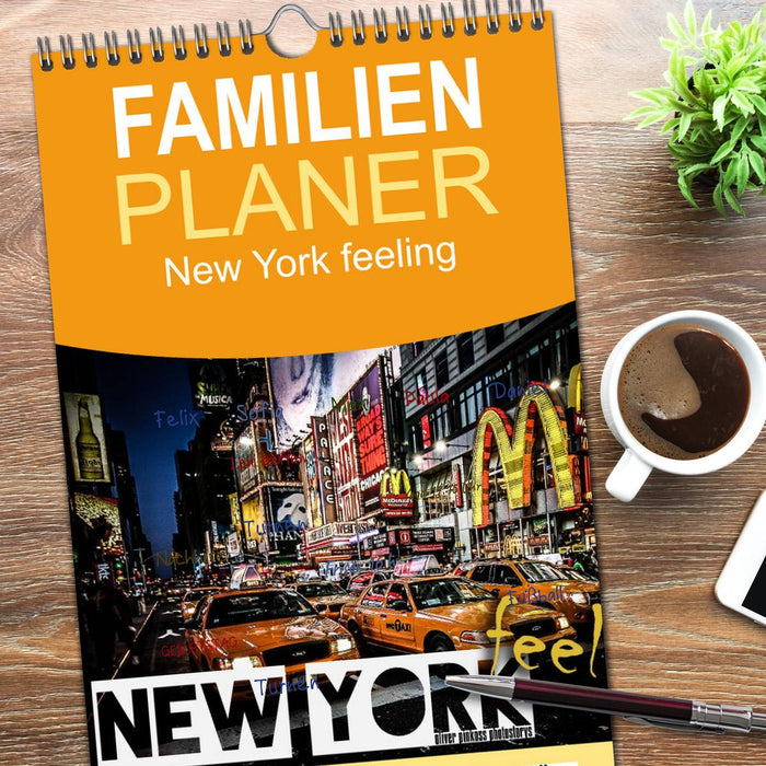 New York feeling (CALVENDO Familienplaner 2026)