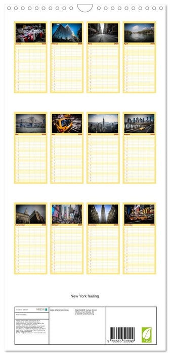 New York feeling (CALVENDO Familienplaner 2026)