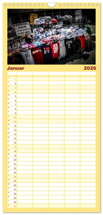 New York feeling (CALVENDO Familienplaner 2026)