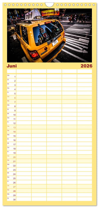 New York feeling (CALVENDO Familienplaner 2026)