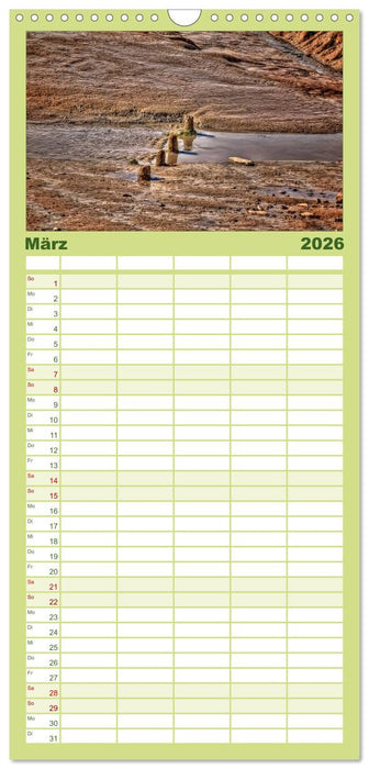 Friesland - Watt und Nordsee (CALVENDO Familienplaner 2026)