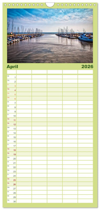 Friesland - Watt und Nordsee (CALVENDO Familienplaner 2026)