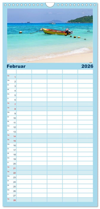 Seychellen (CALVENDO Familienplaner 2026)