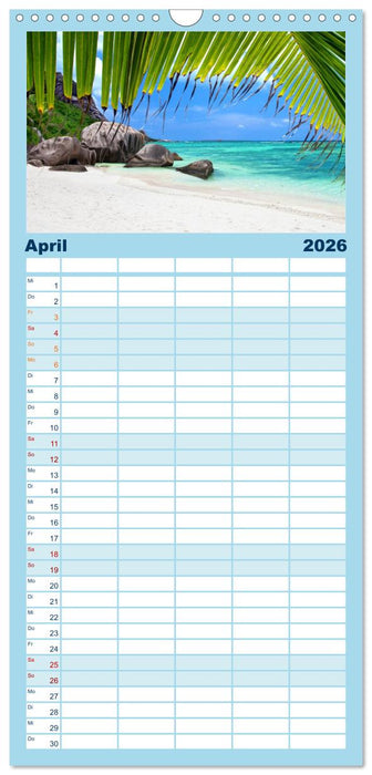 Seychellen (CALVENDO Familienplaner 2026)