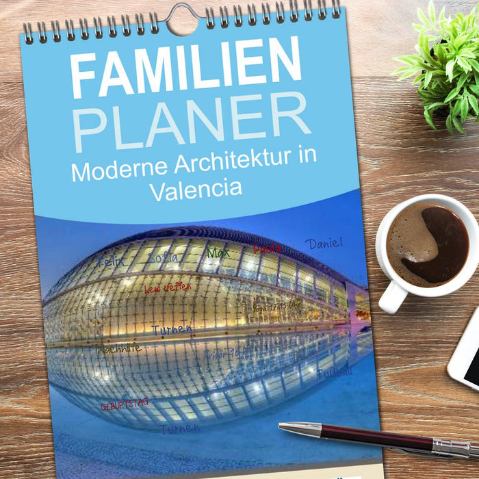 Moderne Architektur in Valencia (CALVENDO Familienplaner 2026)