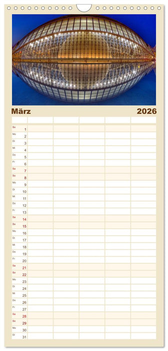 Moderne Architektur in Valencia (CALVENDO Familienplaner 2026)