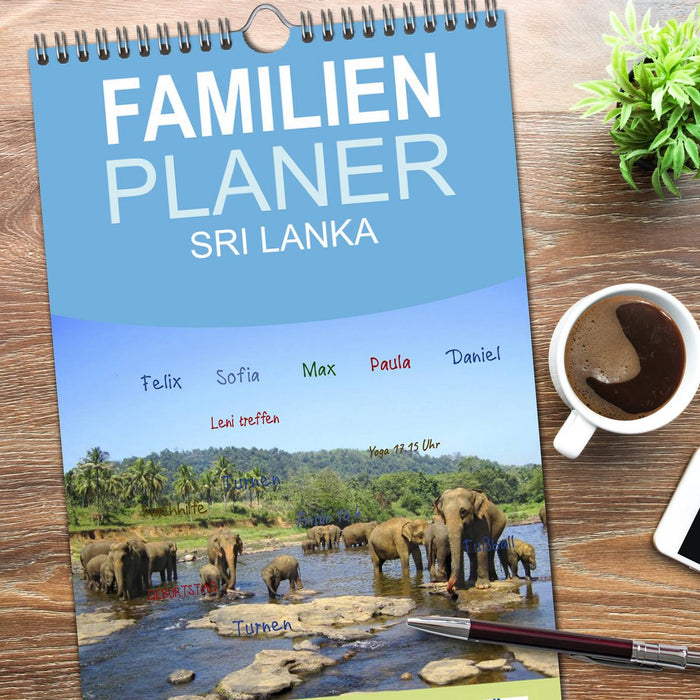 Sri Lanka (CALVENDO Familienplaner 2026)