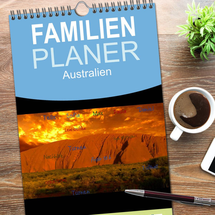 Australien (CALVENDO Familienplaner 2026)