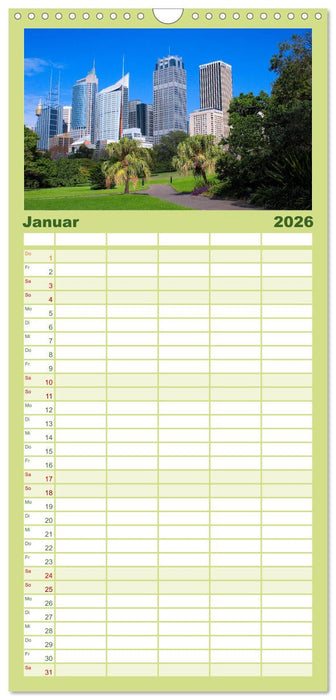 Australien (CALVENDO Familienplaner 2026)