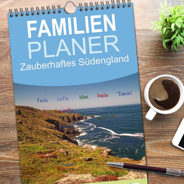 Zauberhaftes Südengland (CALVENDO Familienplaner 2026)