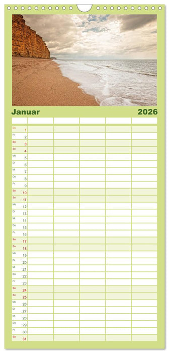 Zauberhaftes Südengland (CALVENDO Familienplaner 2026)