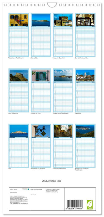 Zauberhaftes Elba (CALVENDO Familienplaner 2026)
