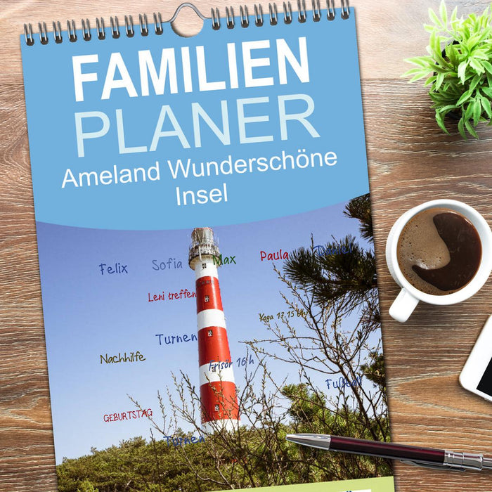 Ameland Wunderschöne Insel (CALVENDO Familienplaner 2026)