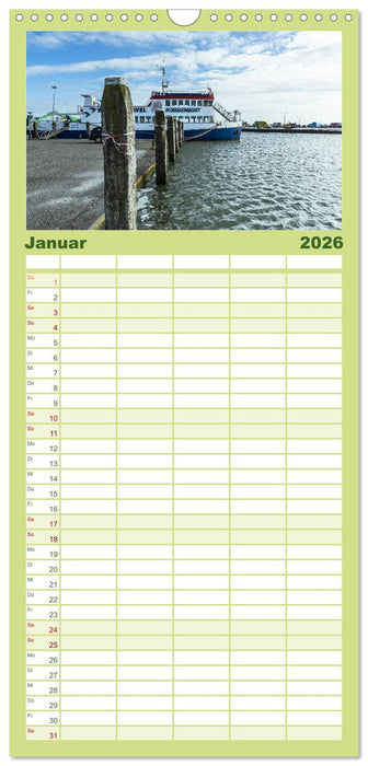 Ameland Wunderschöne Insel (CALVENDO Familienplaner 2026)