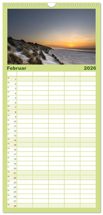 Ameland Wunderschöne Insel (CALVENDO Familienplaner 2026)