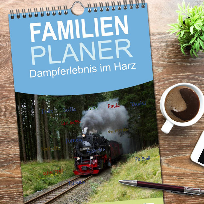 Dampferlebnis im Harz (CALVENDO Familienplaner 2026)