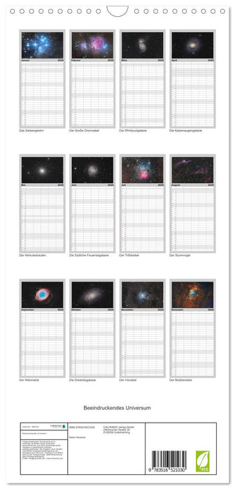 Beeindruckendes Universum (CALVENDO Familienplaner 2026)