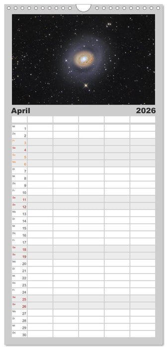 Beeindruckendes Universum (CALVENDO Familienplaner 2026)